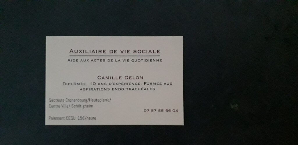 Auxiliaire de vie sociale diplômée et expérimentée