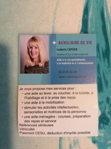 AUXILIAIRE DE VIE à domicile