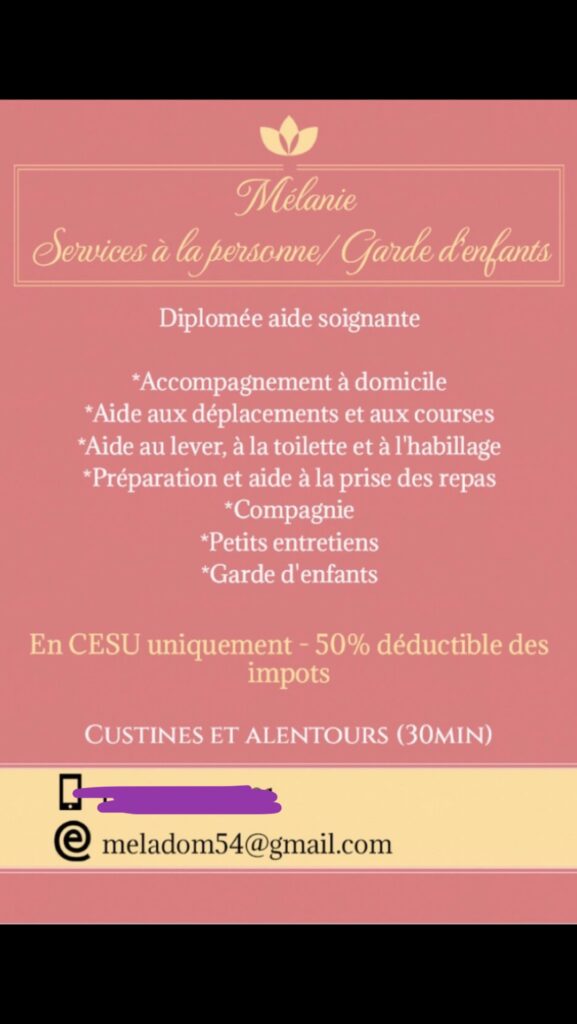 Aide soignante diplômée à domicile